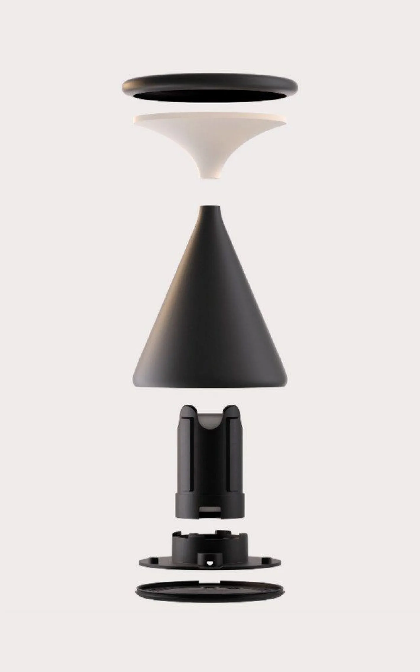 Best GRAU Salt Tafellamp Black