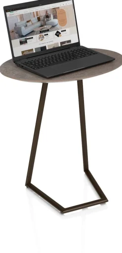 Discount XOOON Salutina Laptoptafel Steelbrown