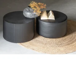 Outlet WOOOD Sanne Bijzettafel Black