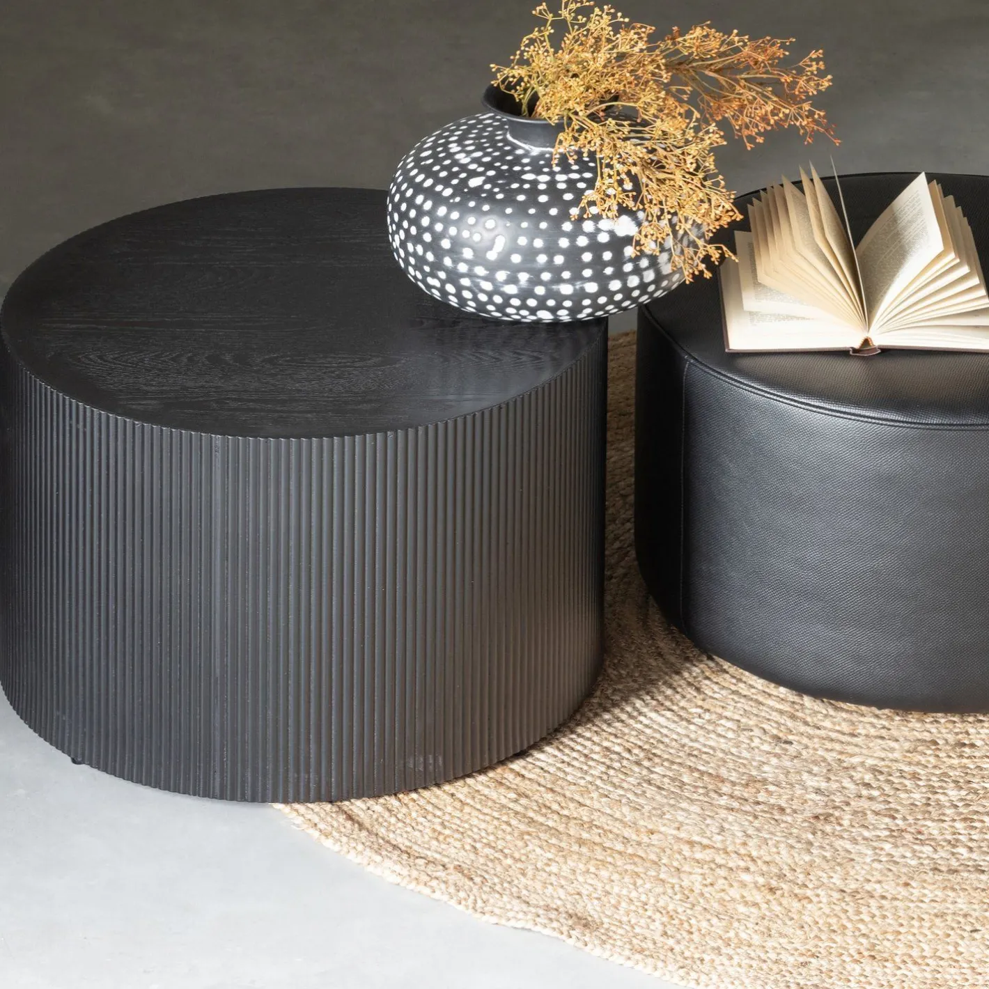 Outlet WOOOD Sanne Bijzettafel Black
