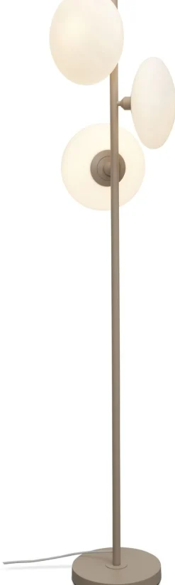 It's about RoMi Sapporo Vloerlamp White, Zand
