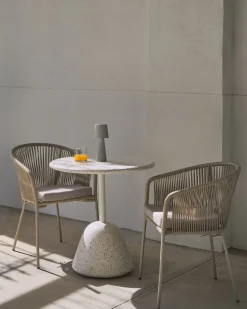 Online Kave Home Saura Tuintafel Wit