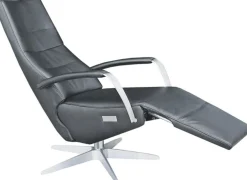 Clearance Movani Savona Relaxfauteuil Zwart, Zilver