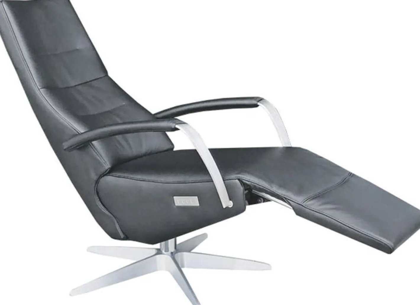 Clearance Movani Savona Relaxfauteuil Zwart, Zilver