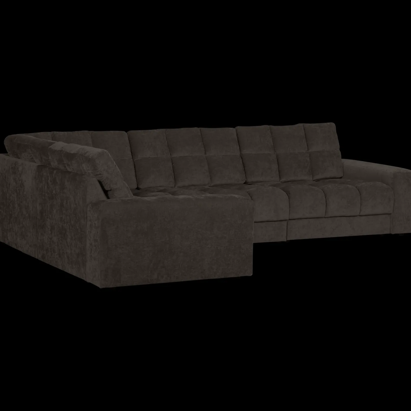 Outlet WOOOD Second Date Hoekbank Anthracite