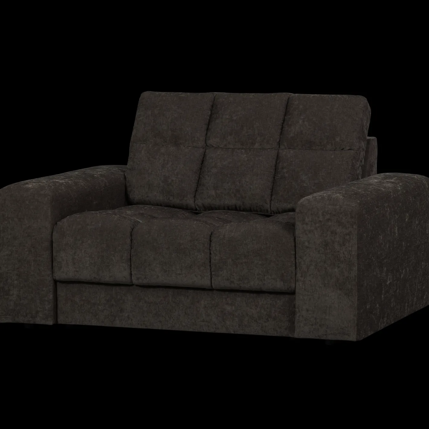 Outlet WOOOD Second Date Loveseat Anthracite