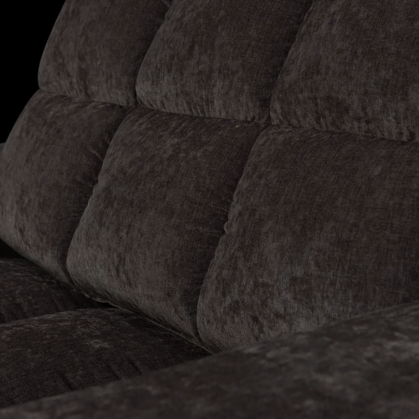 Outlet WOOOD Second Date Loveseat Anthracite