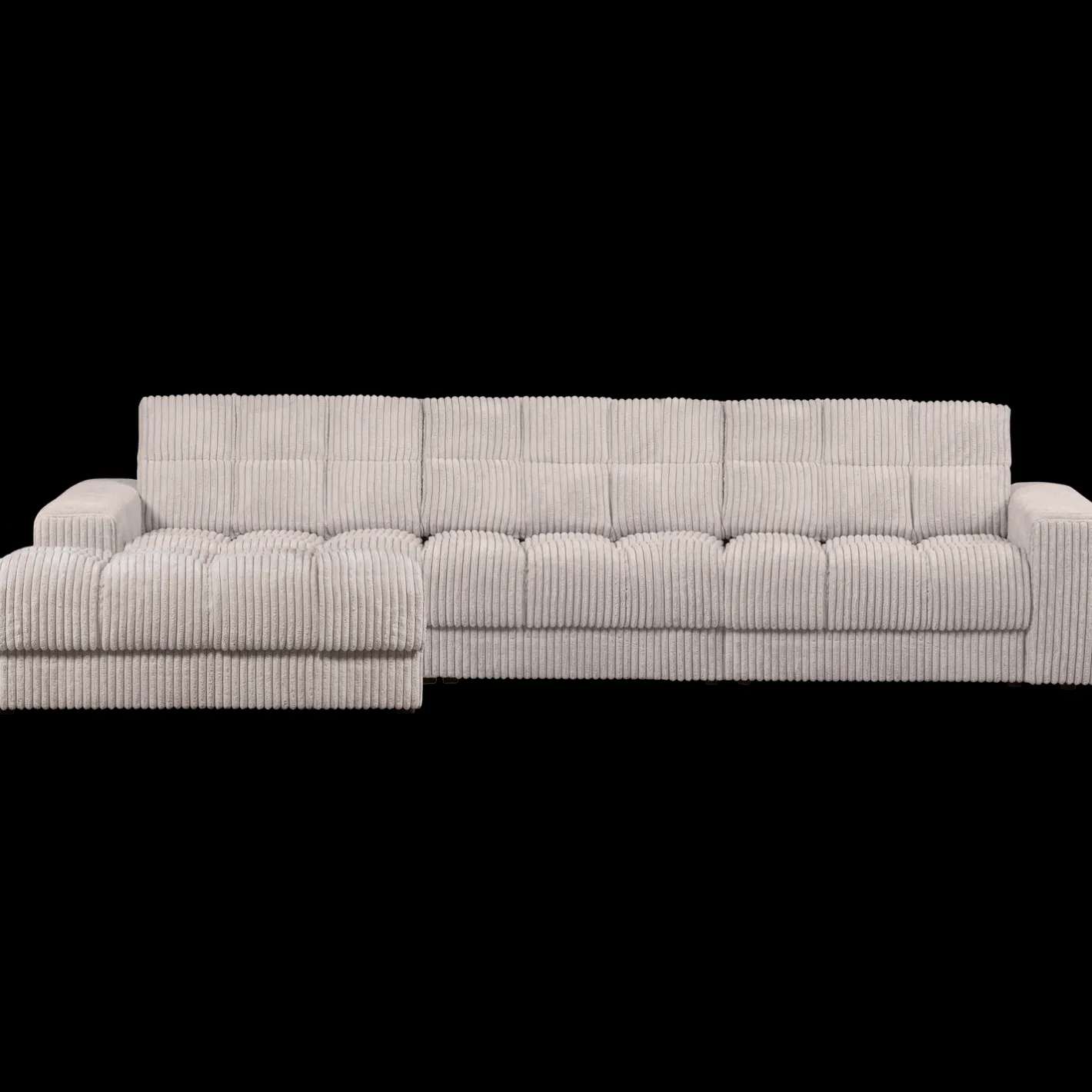 New WOOOD Second Date Rib Chaise Longue Natural