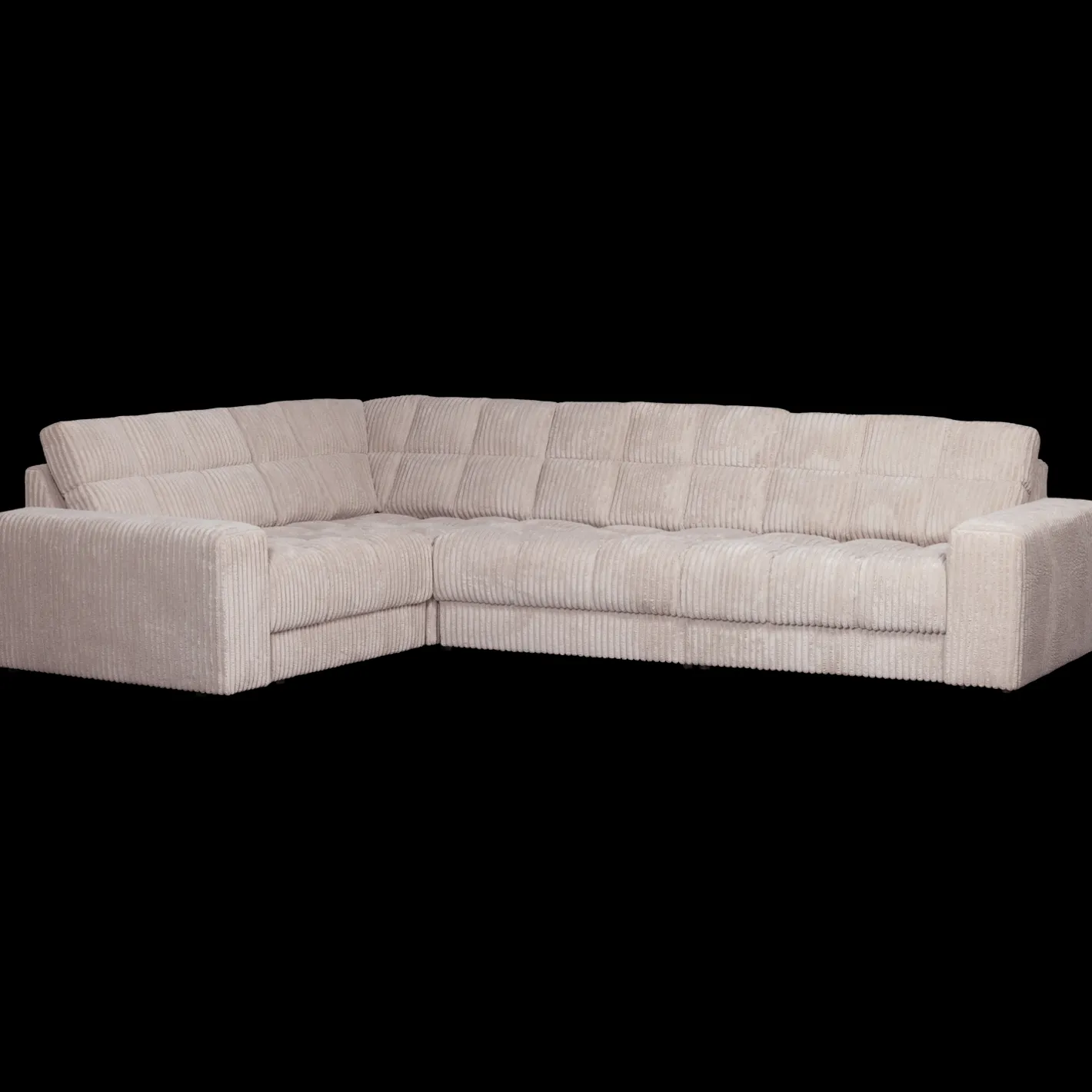 Online WOOOD Second Date Rib Hoekbank Natural