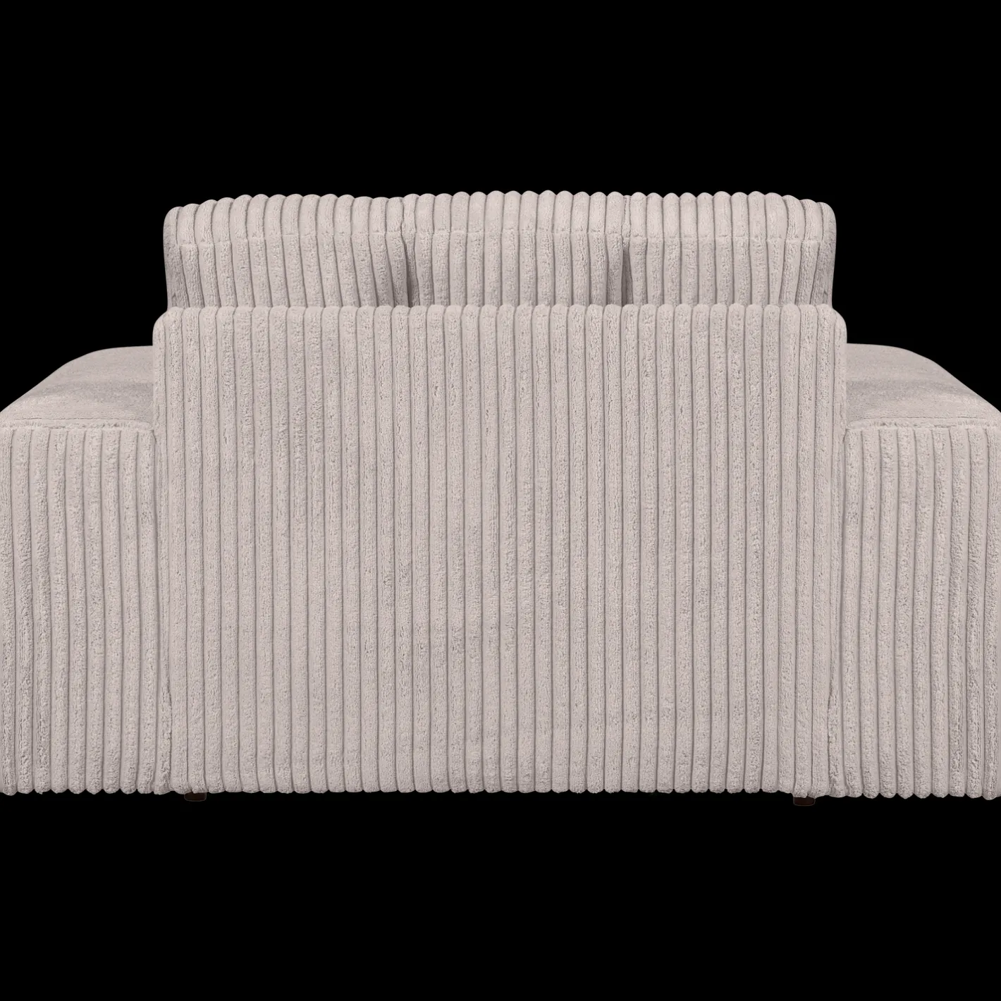 WOOOD Second Date Rib Loveseat Natural