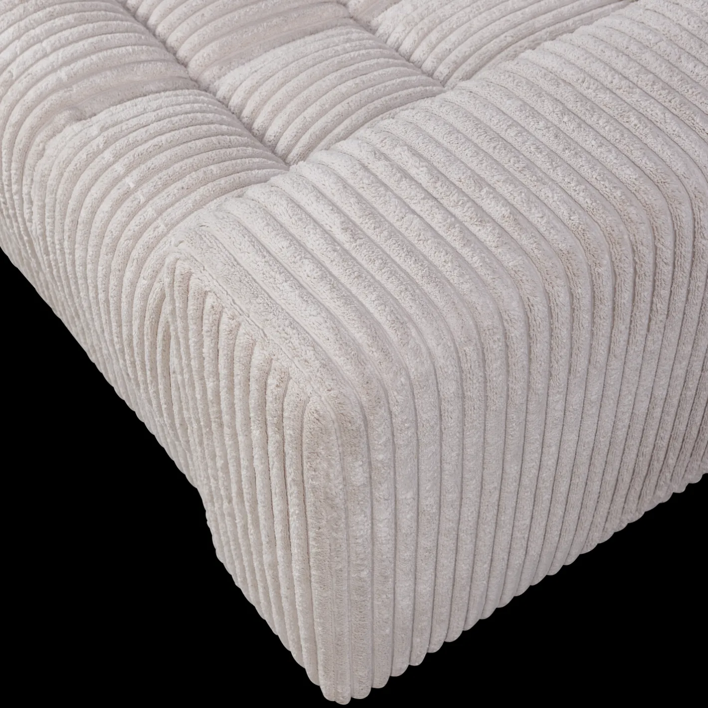 WOOOD Second Date Rib Loveseat Natural
