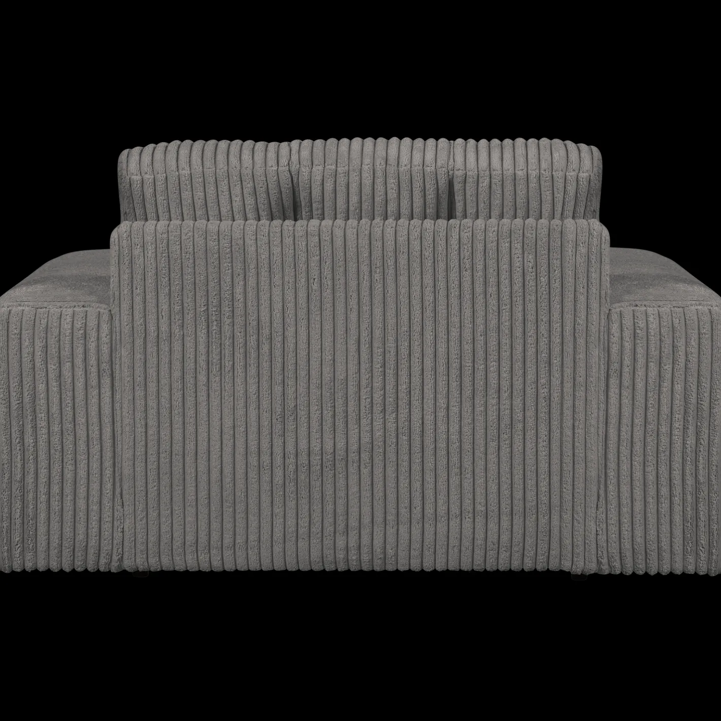 Best WOOOD Second Date Rib Loveseat Terrazzo