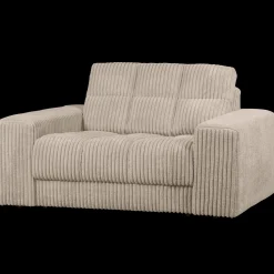 Hot WOOOD Second Date Rib Loveseat Travertin