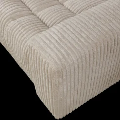 Hot WOOOD Second Date Rib Loveseat Travertin