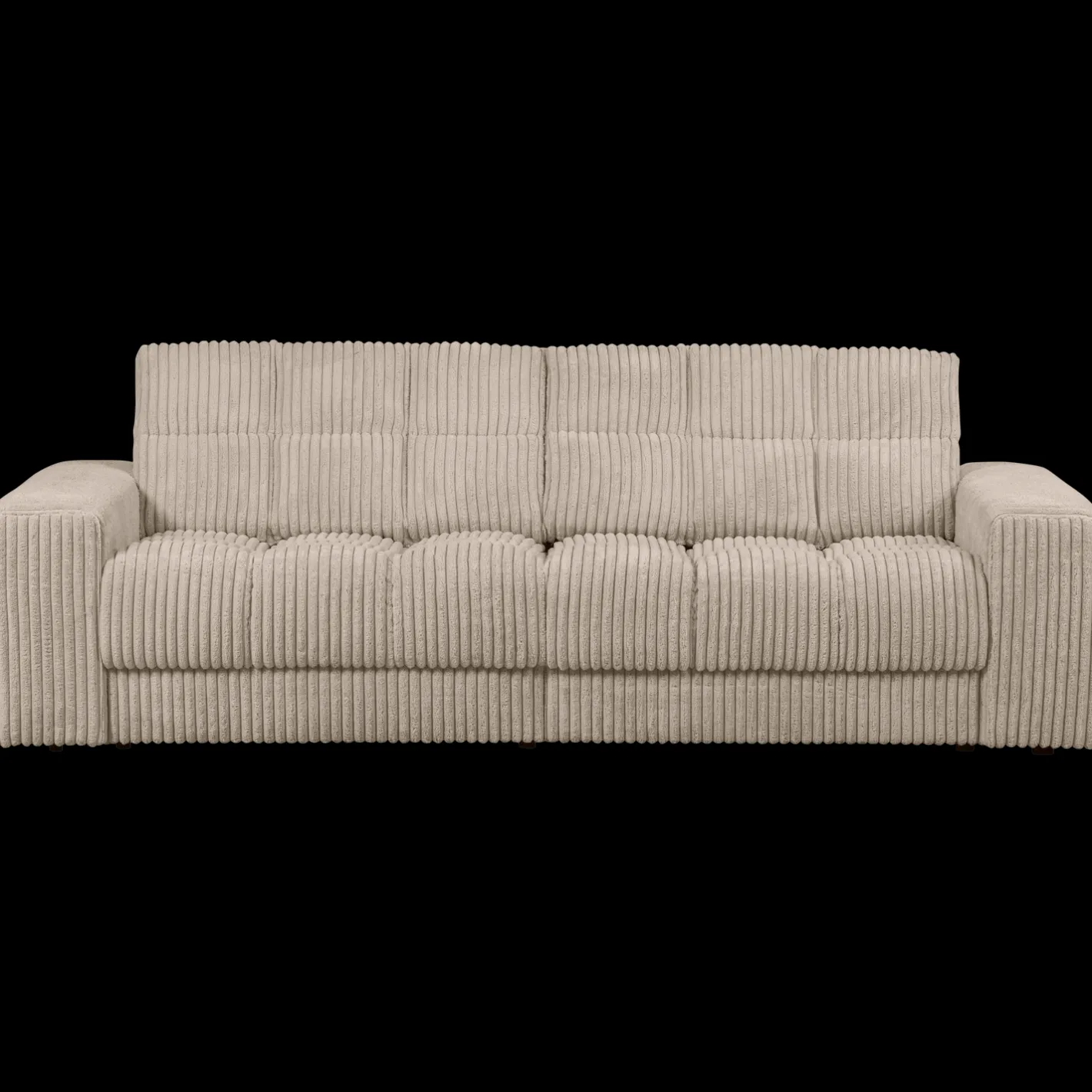 Clearance WOOOD Second Date Rib 2-Zitsbank Travertin