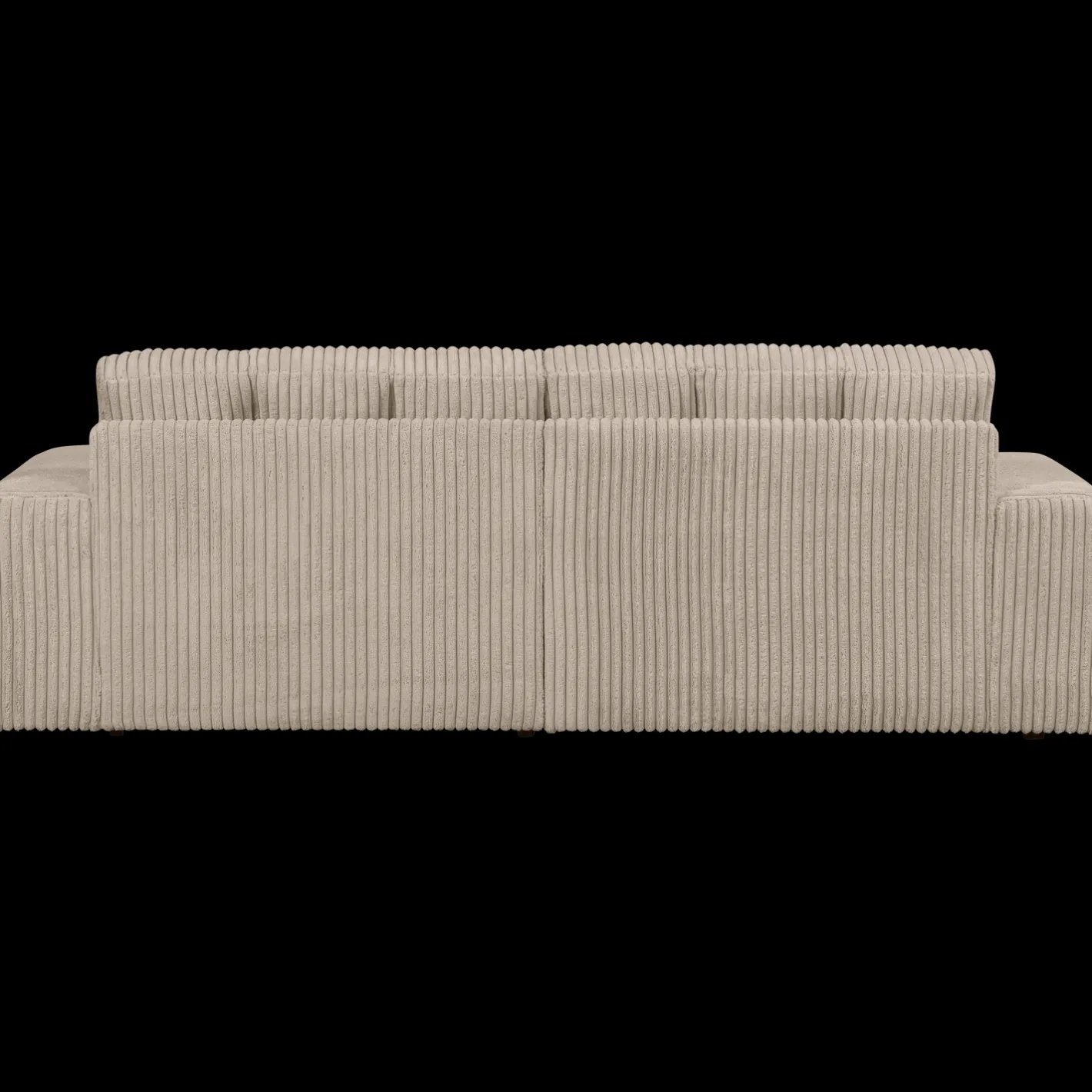 Clearance WOOOD Second Date Rib 2-Zitsbank Travertin