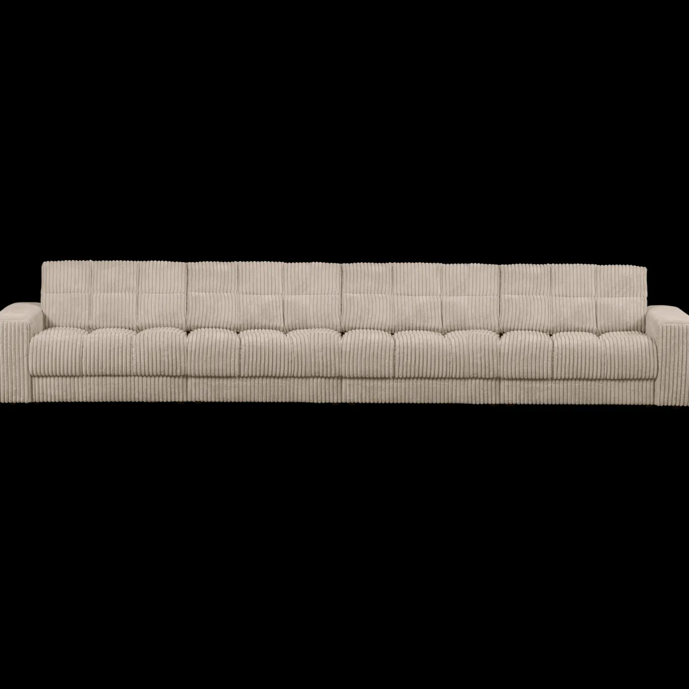 Sale WOOOD Second Date Rib 4-Zitsbank Travertin