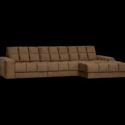 Discount WOOOD Second Date Velvet Chaise Longue Brass