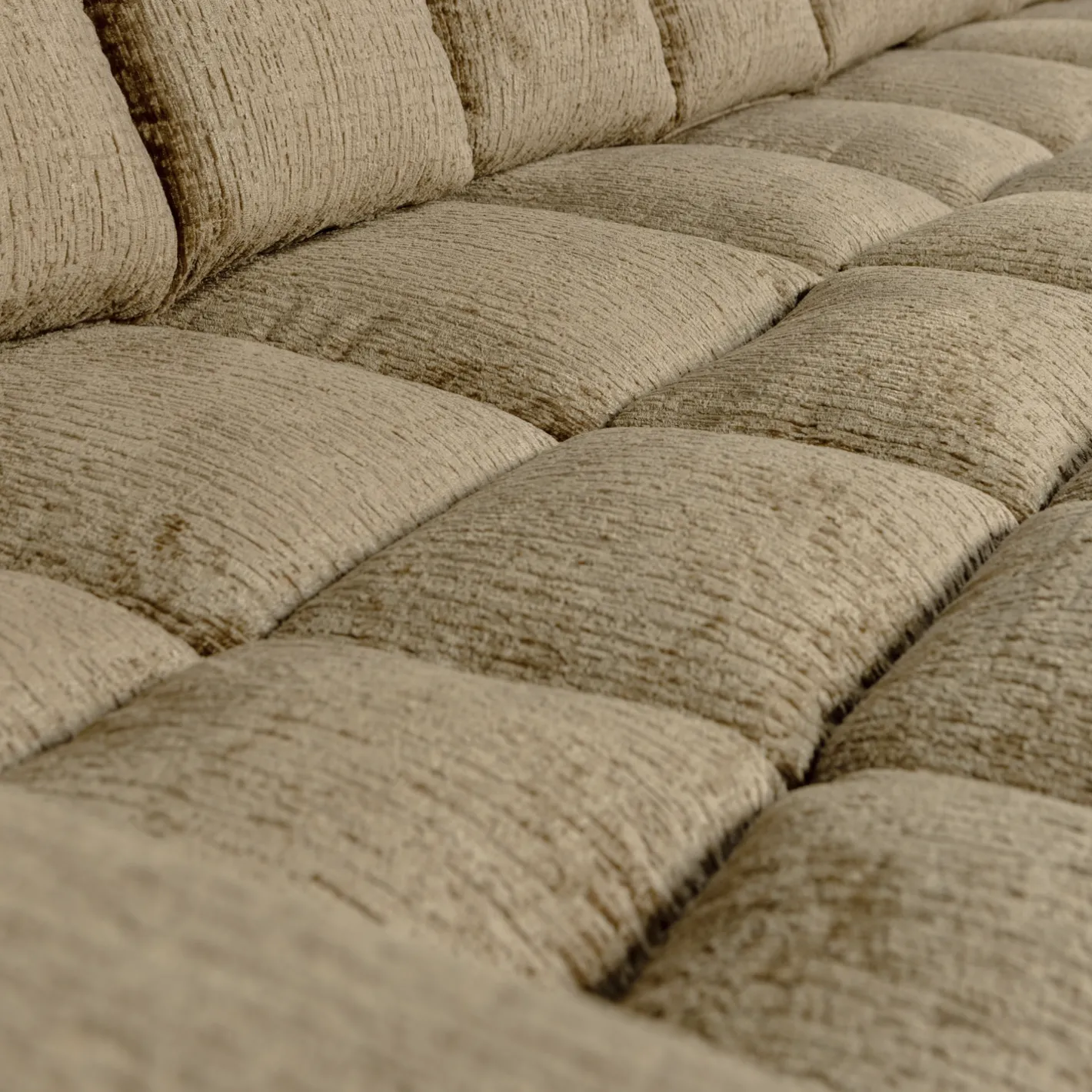 WOOOD Second Date Velvet Chaise Longue Wheatfield