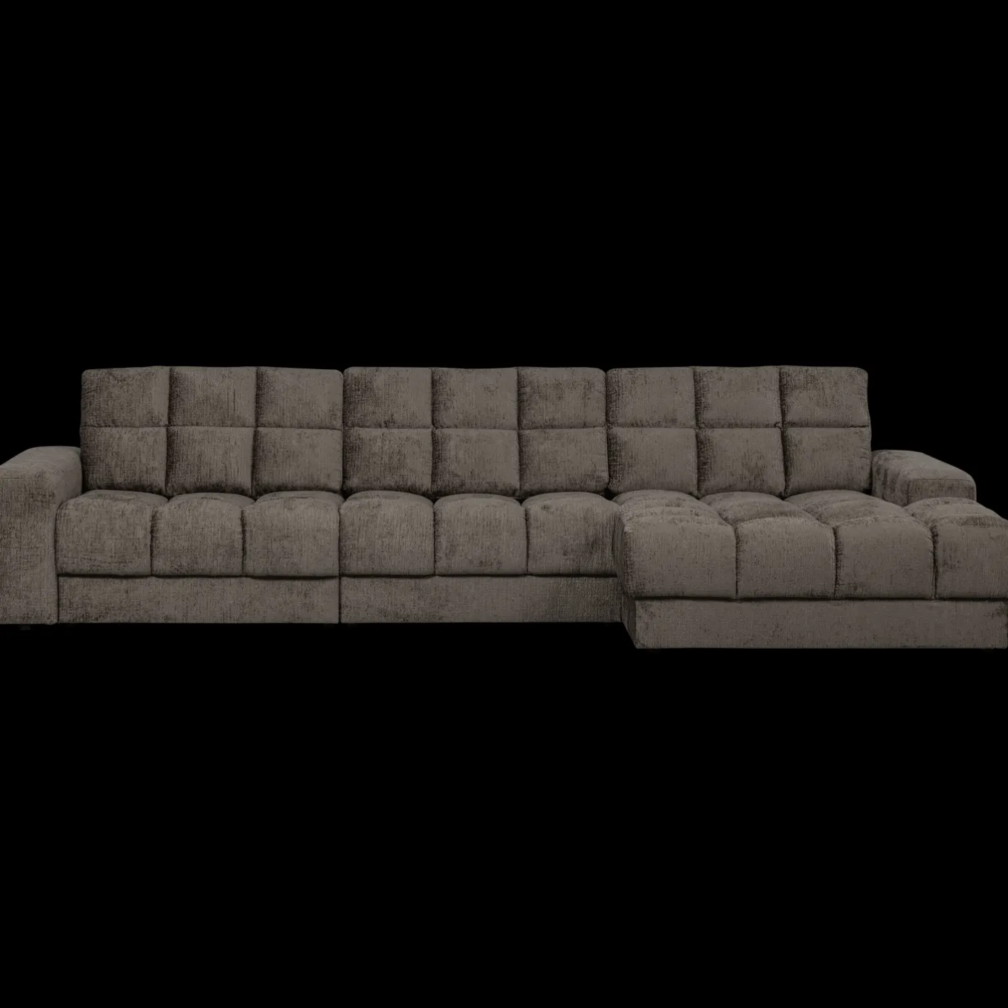 Outlet WOOOD Second Date Velvet Chaise Longue Mountain