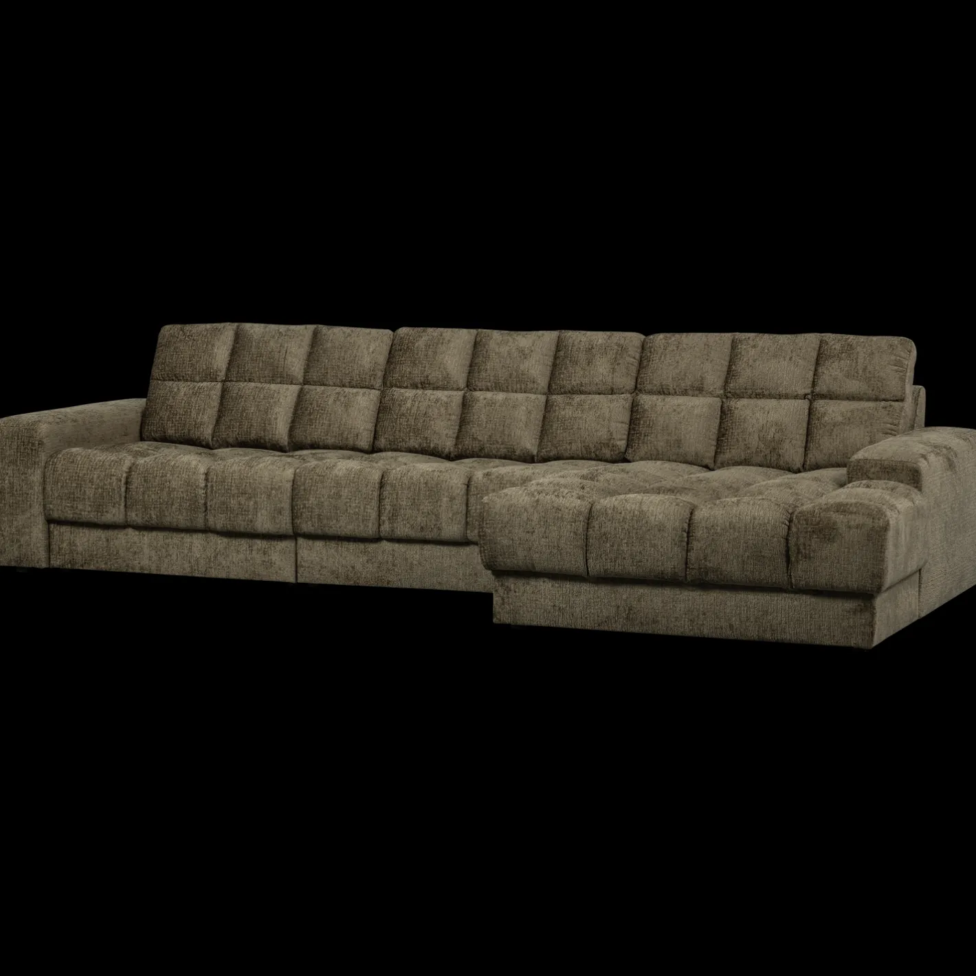 WOOOD Second Date Velvet Chaise Longue Bonsai