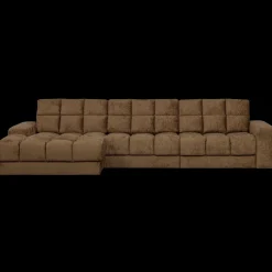 WOOOD Second Date Velvet Chaise Longue Brass