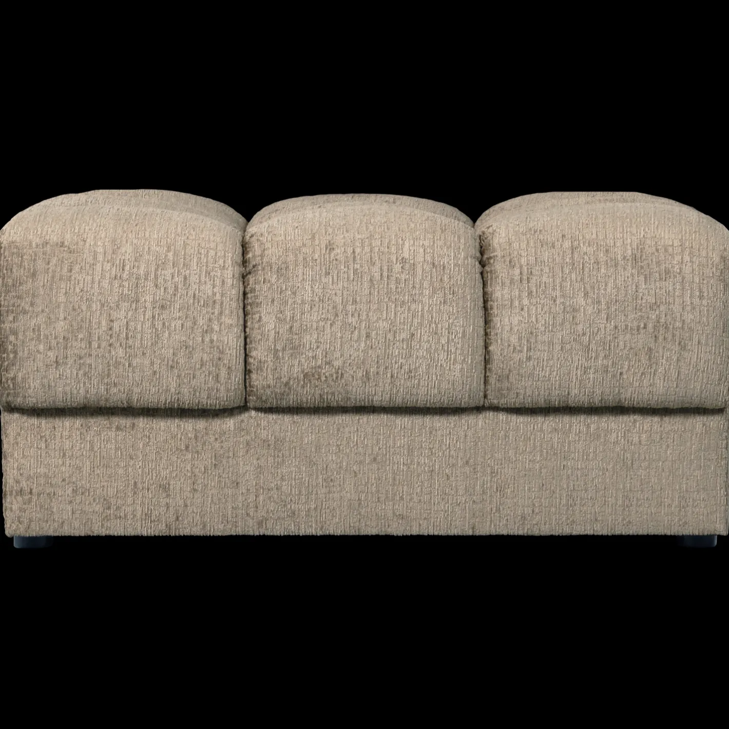 WOOOD Second Date Velvet Hocker Wheatfield