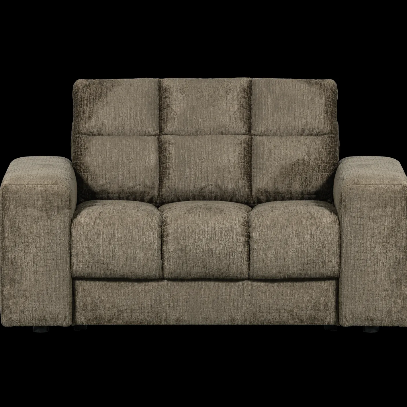 Best WOOOD Second Date Velvet Loveseat Bonsai