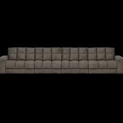 Clearance WOOOD Second Date Velvet 4-Zitsbank Mountain