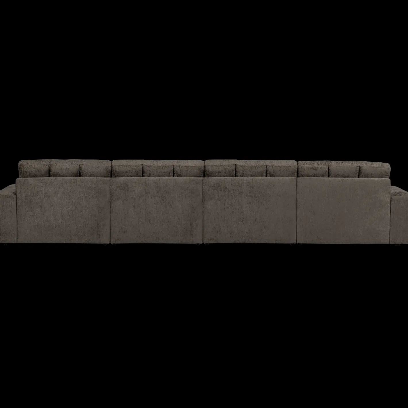 Clearance WOOOD Second Date Velvet 4-Zitsbank Mountain