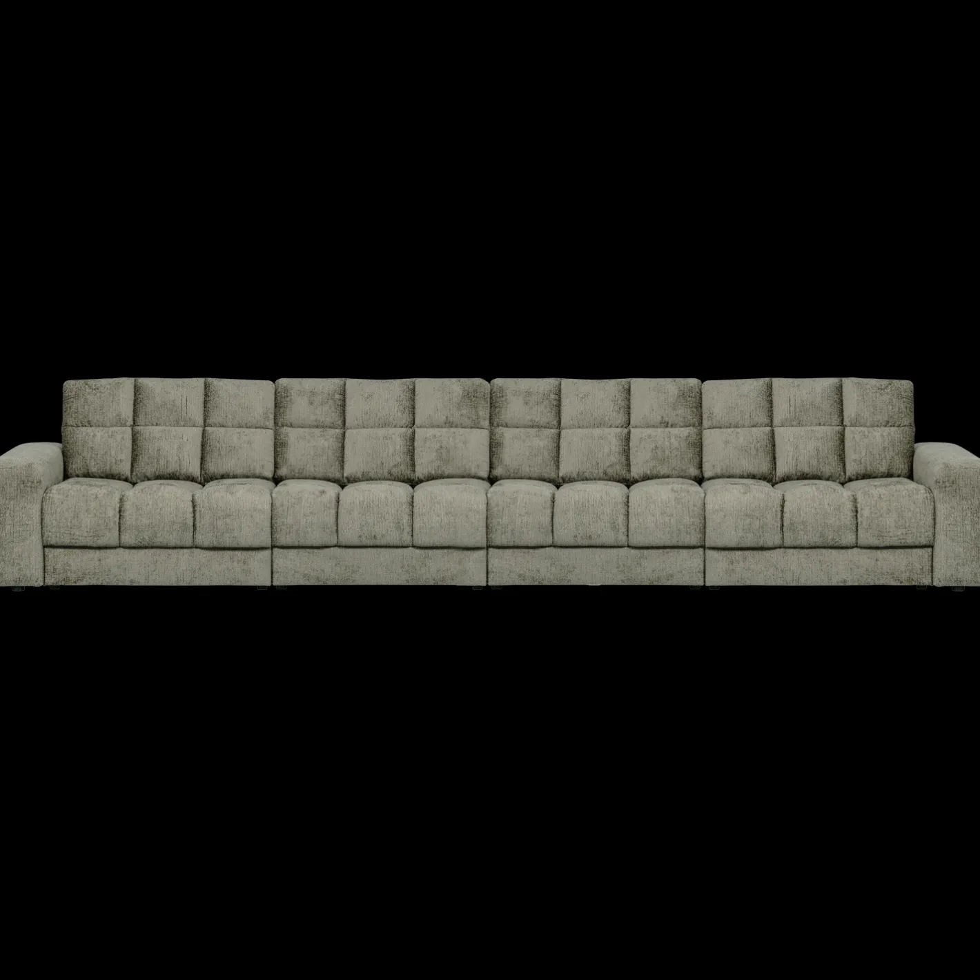 Discount WOOOD Second Date Velvet 4-Zitsbank Frost