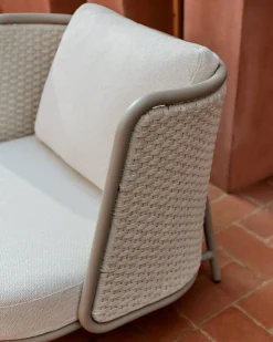 Discount Kave Home Sedalis Outdoor Fauteuil Taupe, Beige
