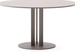 Outlet Kave Home Sedalis Ronde Tuintafel Taupe