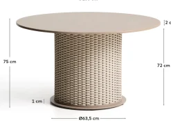 Sale Kave Home Sedalis Tuintafel Taupe