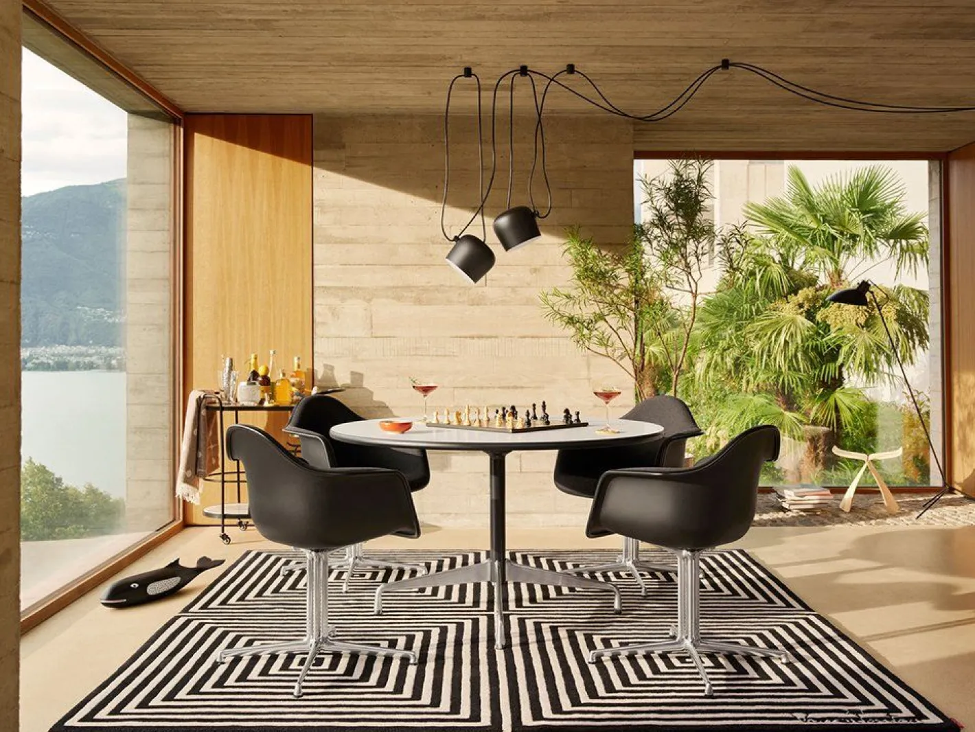 Sale Vitra Segmented Eettafel Bruin