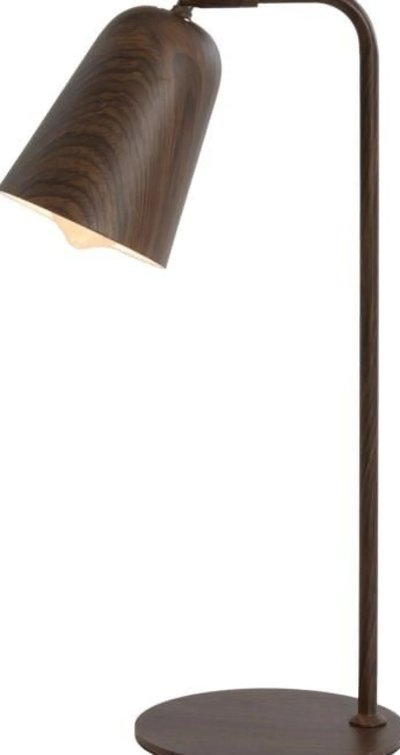 Trendhopper Selamo Tafellamp Houtprint Donkerbruin