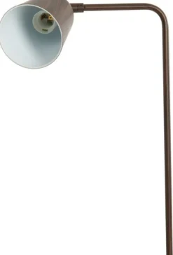 Discount Trendhopper Selamo Vloerlamp Houtprint Donkerbruin