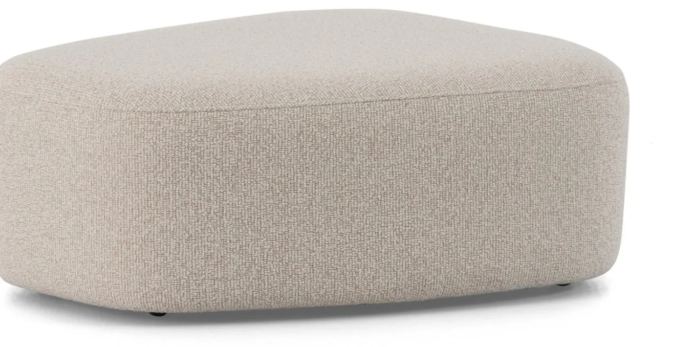 New Montèl Sender Hocker Ivory, Naturel