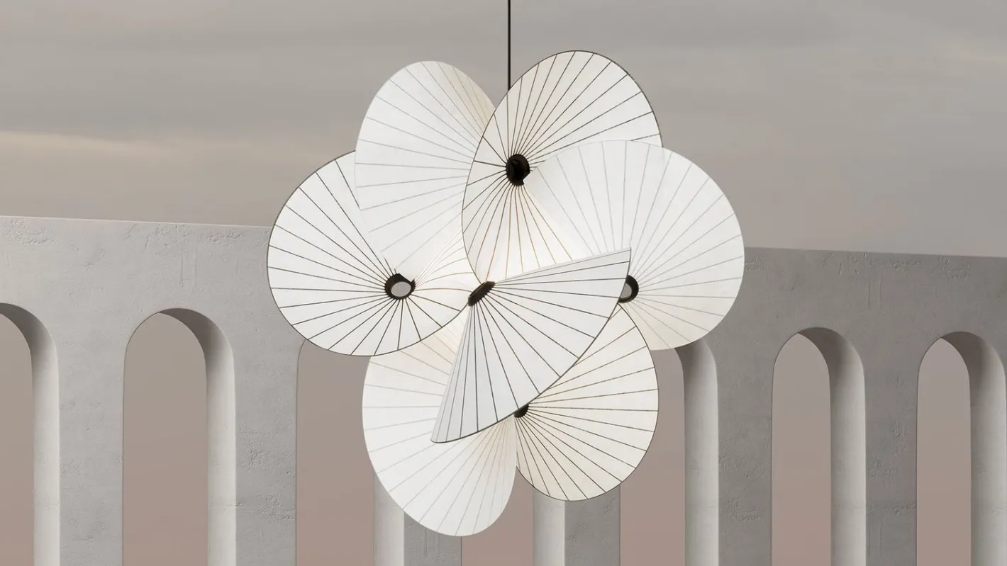 Moooi Serpentine Hanglamp Wit, Zwart