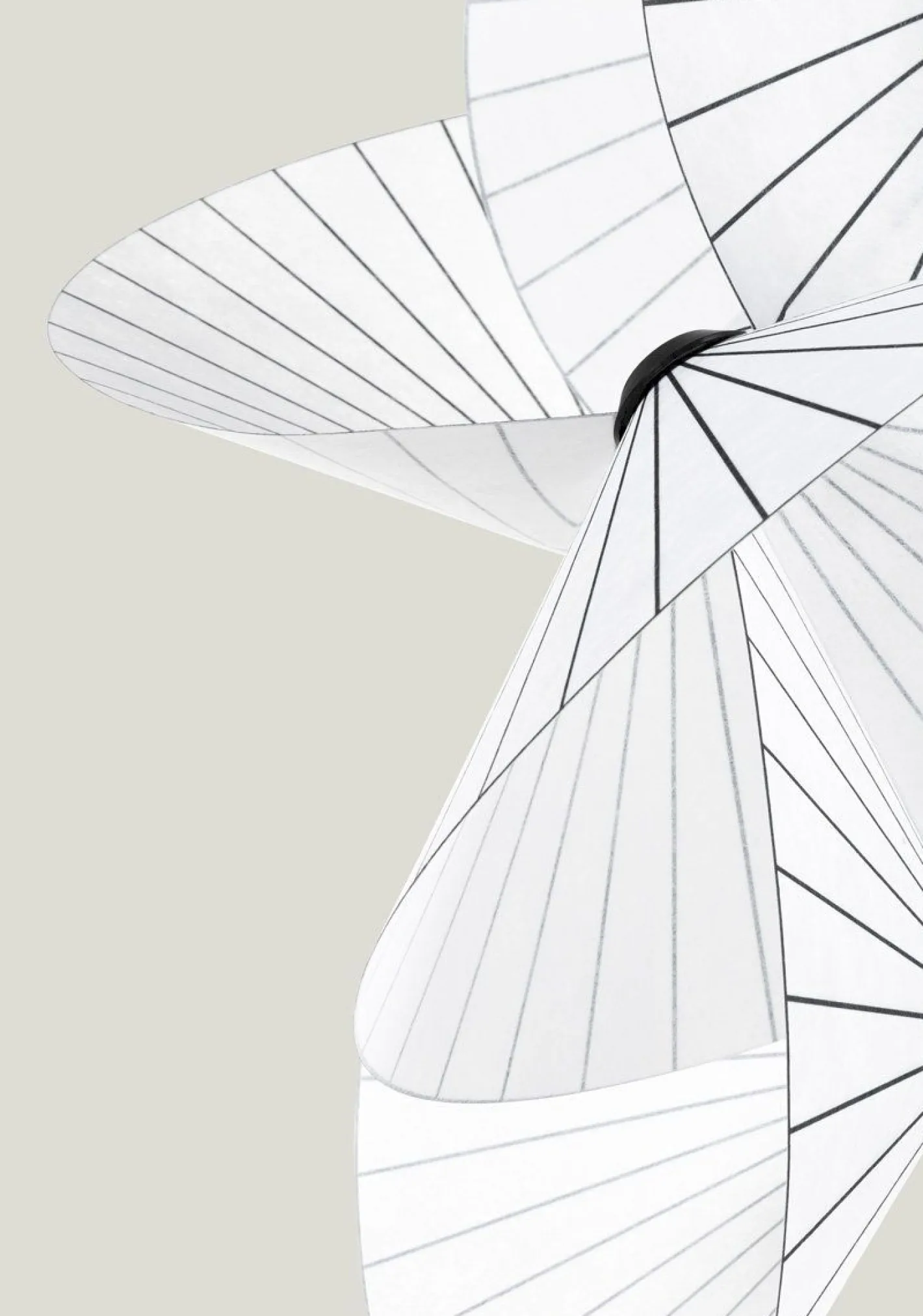 Moooi Serpentine Hanglamp Wit, Zwart