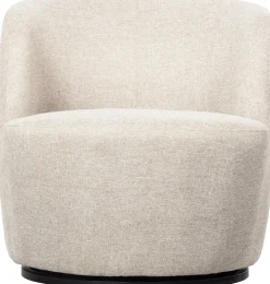 New WOOOD Serra Draaifauteuil Off White