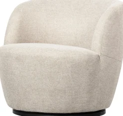 New WOOOD Serra Draaifauteuil Off White