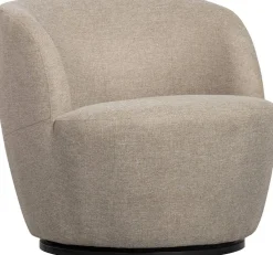 Best WOOOD Serra Draaifauteuil Sand