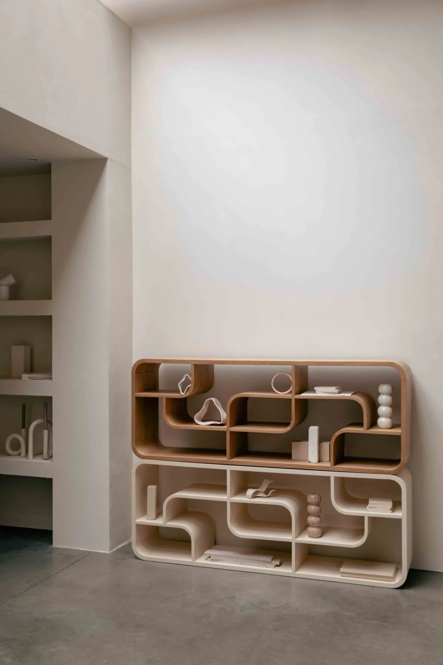 Clearance Zuiver Seven Vakkenkast Beige