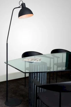 Hot Lucide Shadi Vloerlamp Zwart