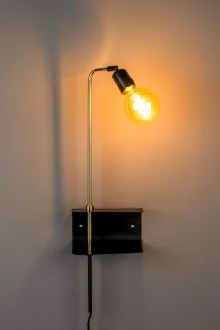 Online Dutchbone Shaw Wandlamp Black