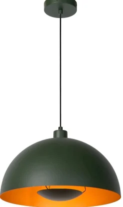 New Lucide Siemon Hanglamp Groen, Goud