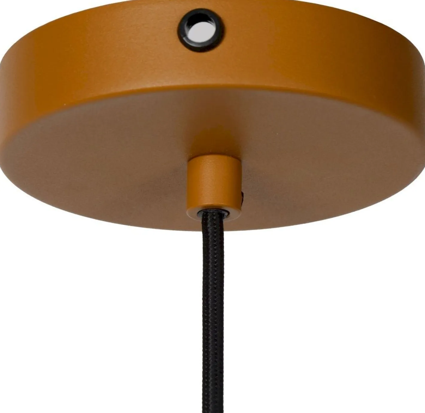 New Lucide Siemon Hanglamp Okergeel, Goud