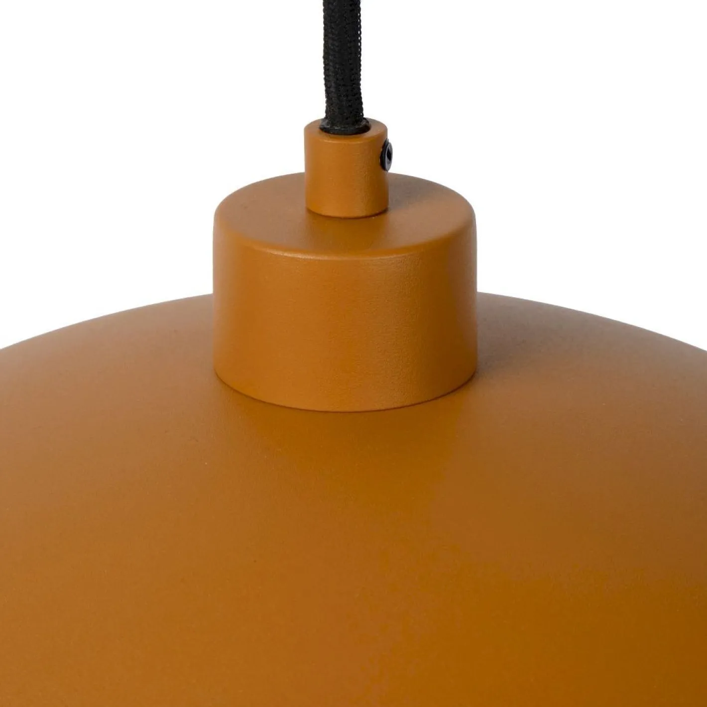 New Lucide Siemon Hanglamp Okergeel, Goud