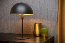 Lucide Siemon Tafellamp Zwart, Goud
